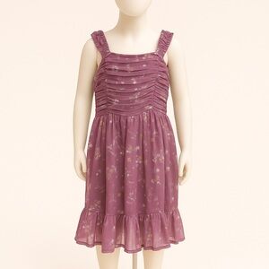 Girls Abercrombie & Fitch purple floral dress